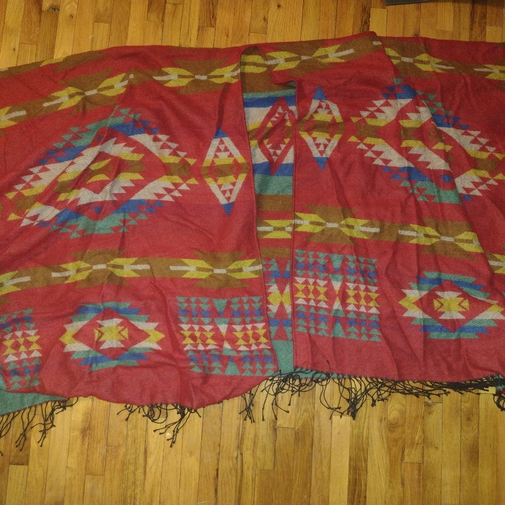 Aztec Print Shawl